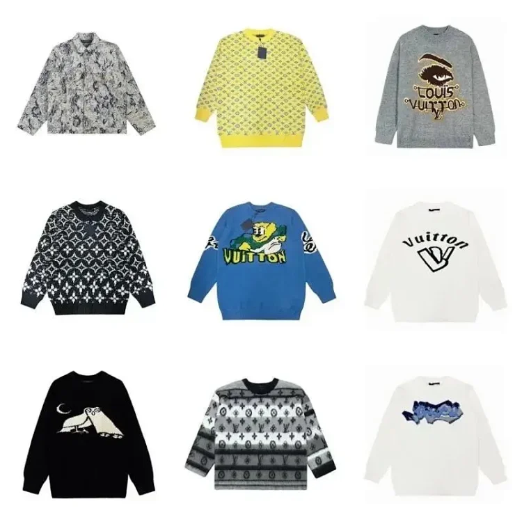 Louis Vuitton LV Spring hot-selling floral high-end denim top jacket Long-sleeved shirt-